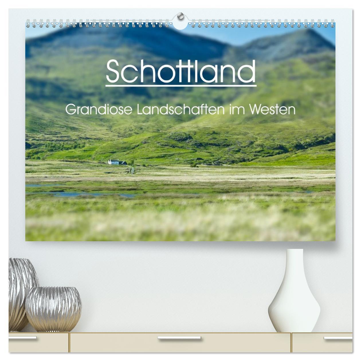 Vorderes Coverbild Schottland - grandiose Landschaften im Westen (hochwertiger Premium Wandkalender 2026 DIN A2 quer), Kunstdruck in Hochglanz