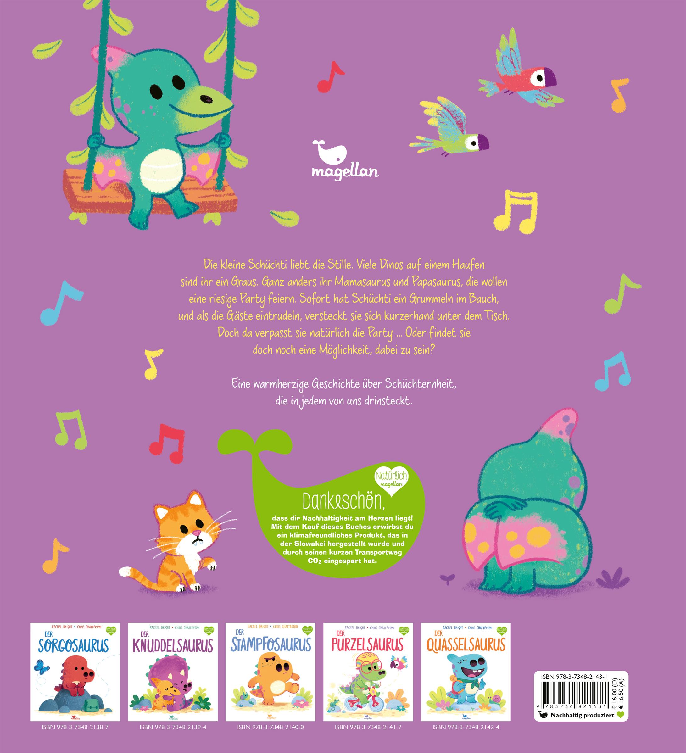 Rückseitencover Der Schüchtisaurus