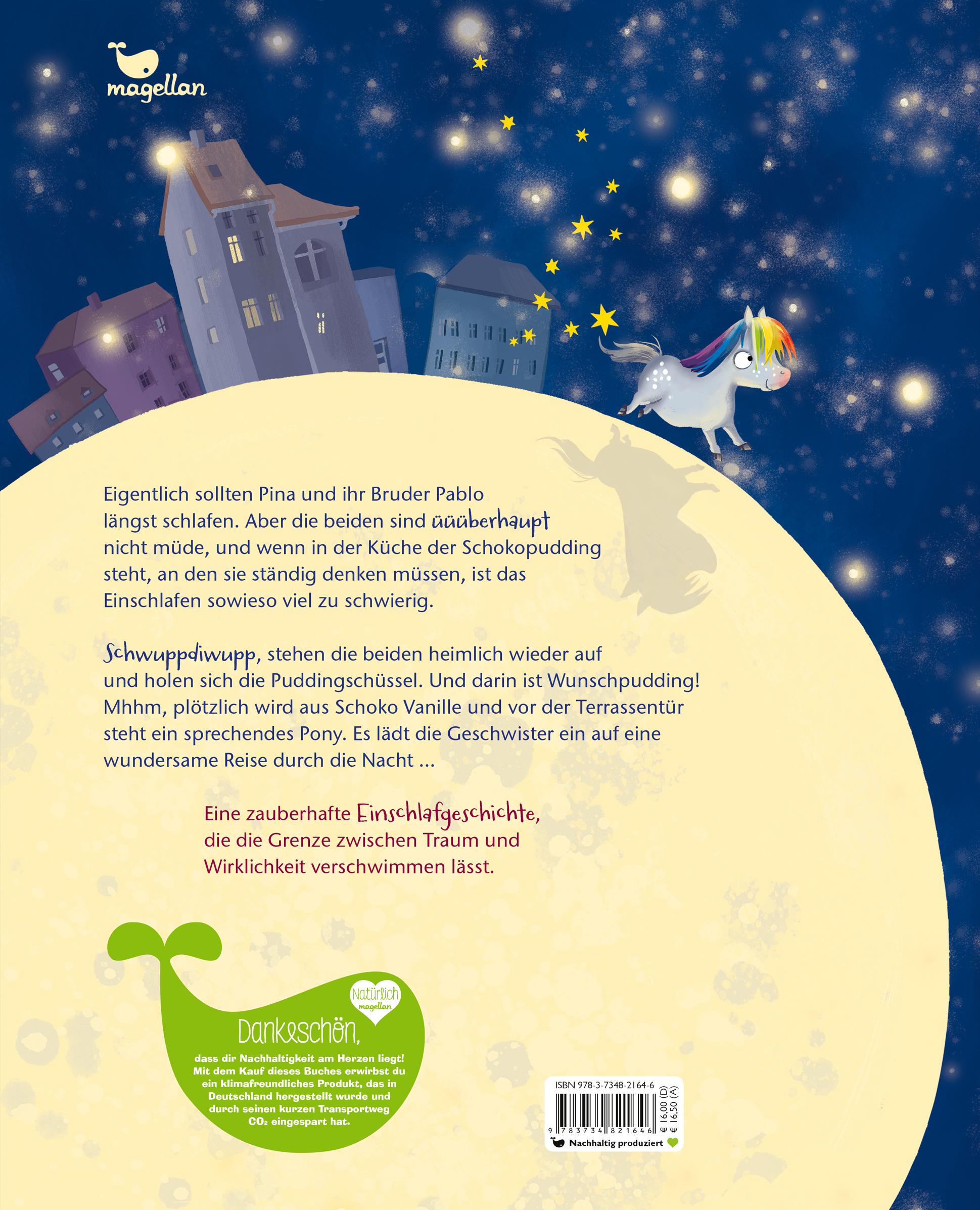 Rückseitencover Pony, Mond und Sterne