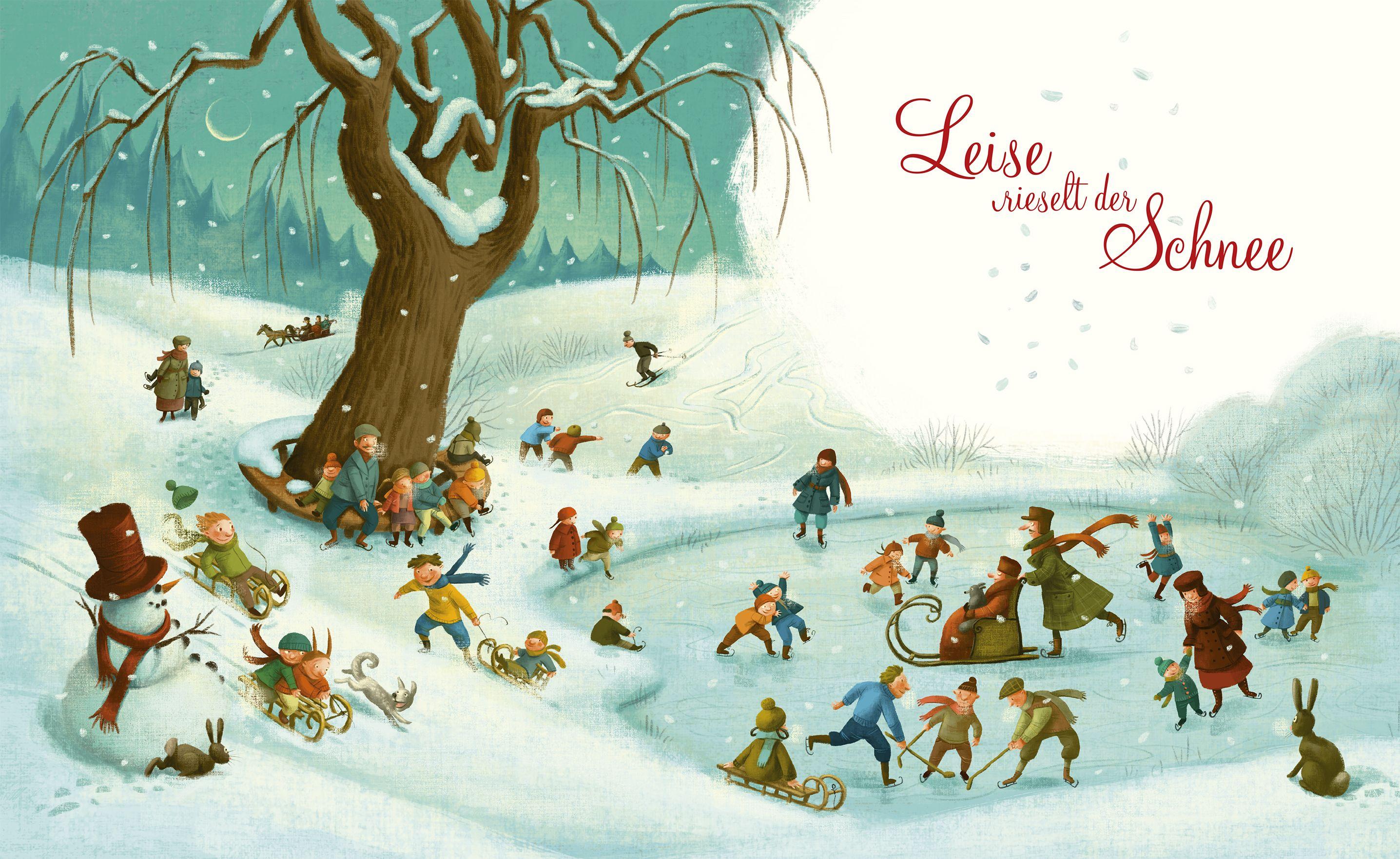 Beispielinhalt (Bild) Wunderbare Weihnachtszeit - Ein Hausbuch mit Geschichten, Liedern und Gedichten