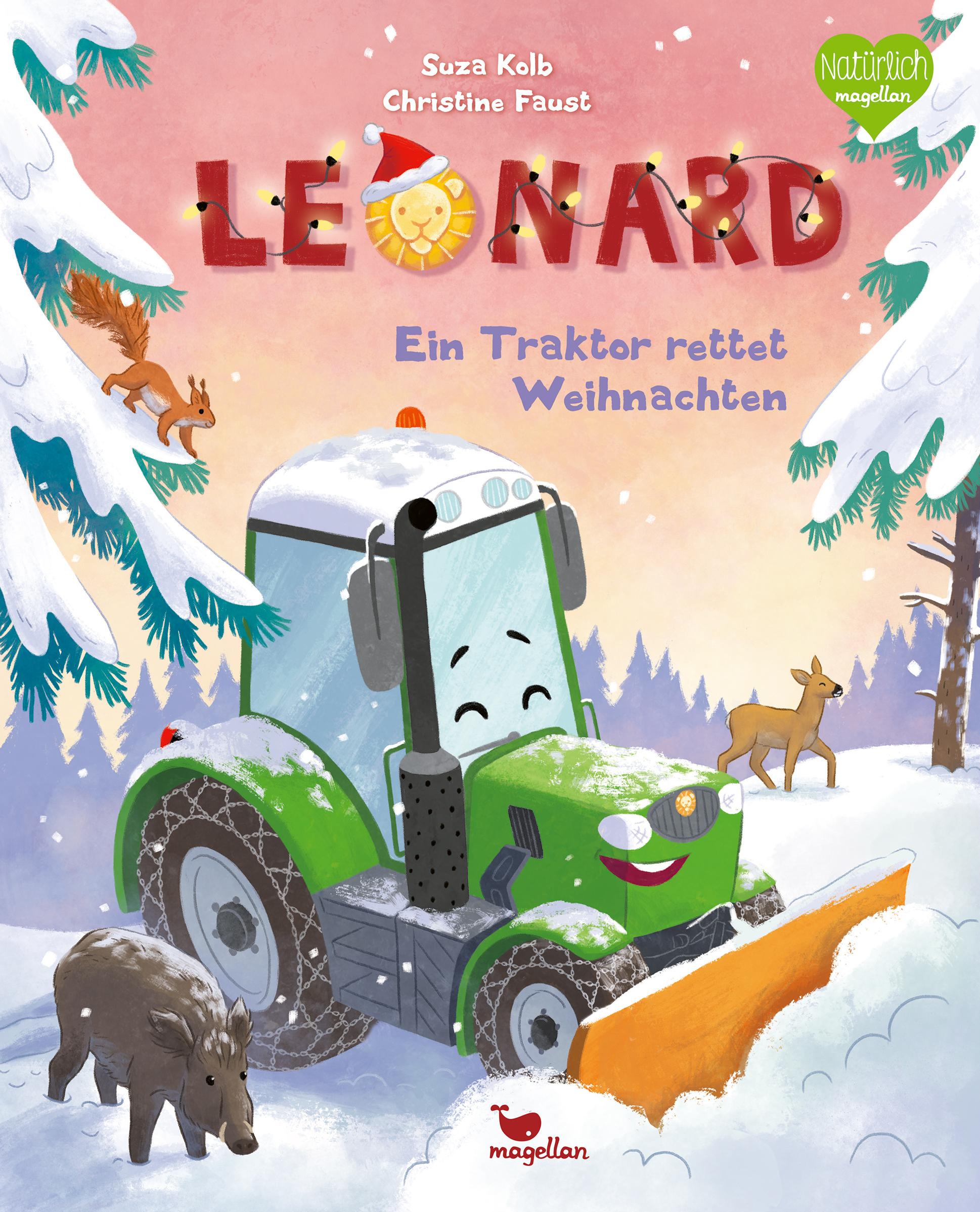 Vorderes Coverbild Leonard - Ein Traktor rettet Weihnachten