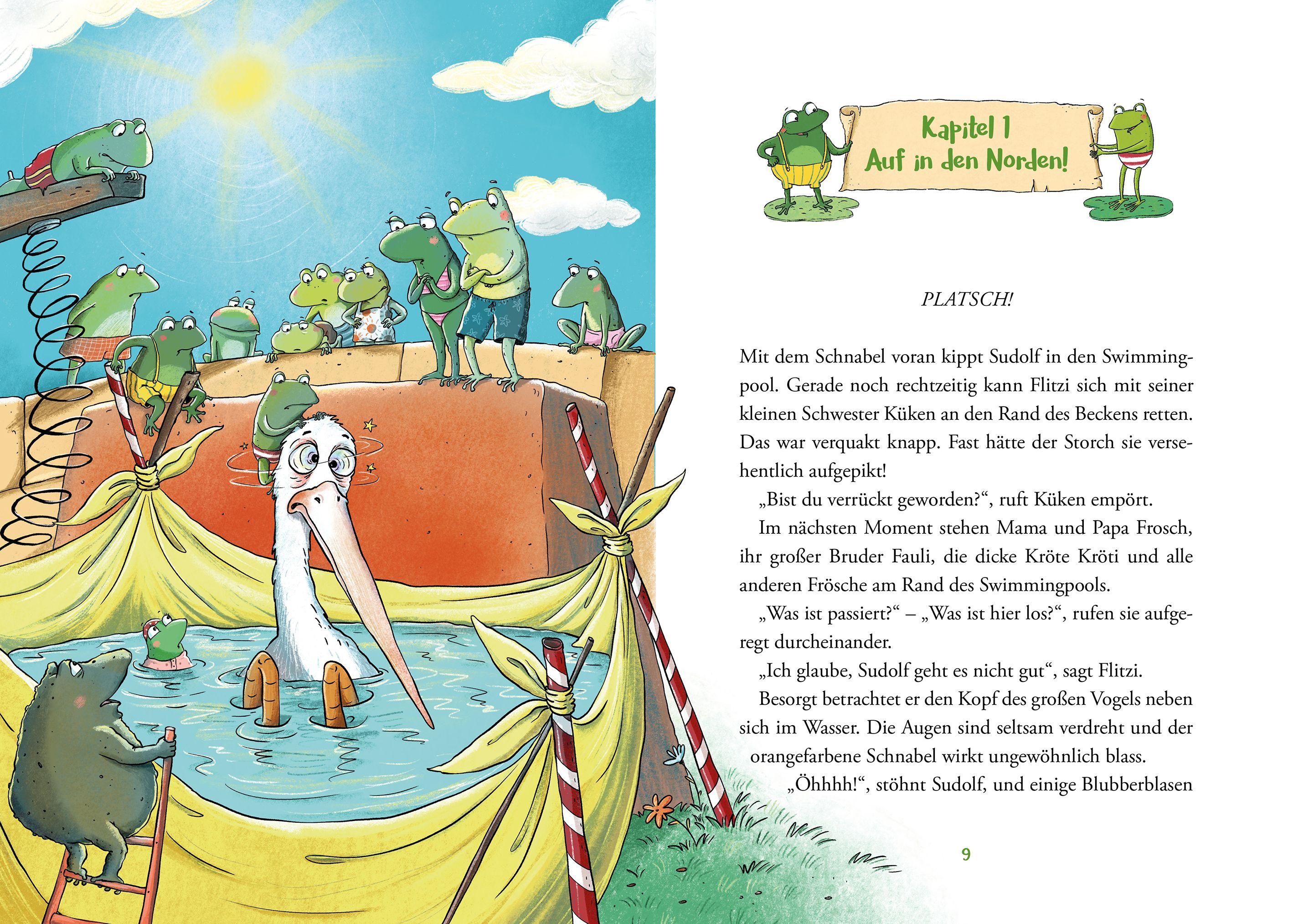Beispielinhalt (Bild) Quak und platsch!