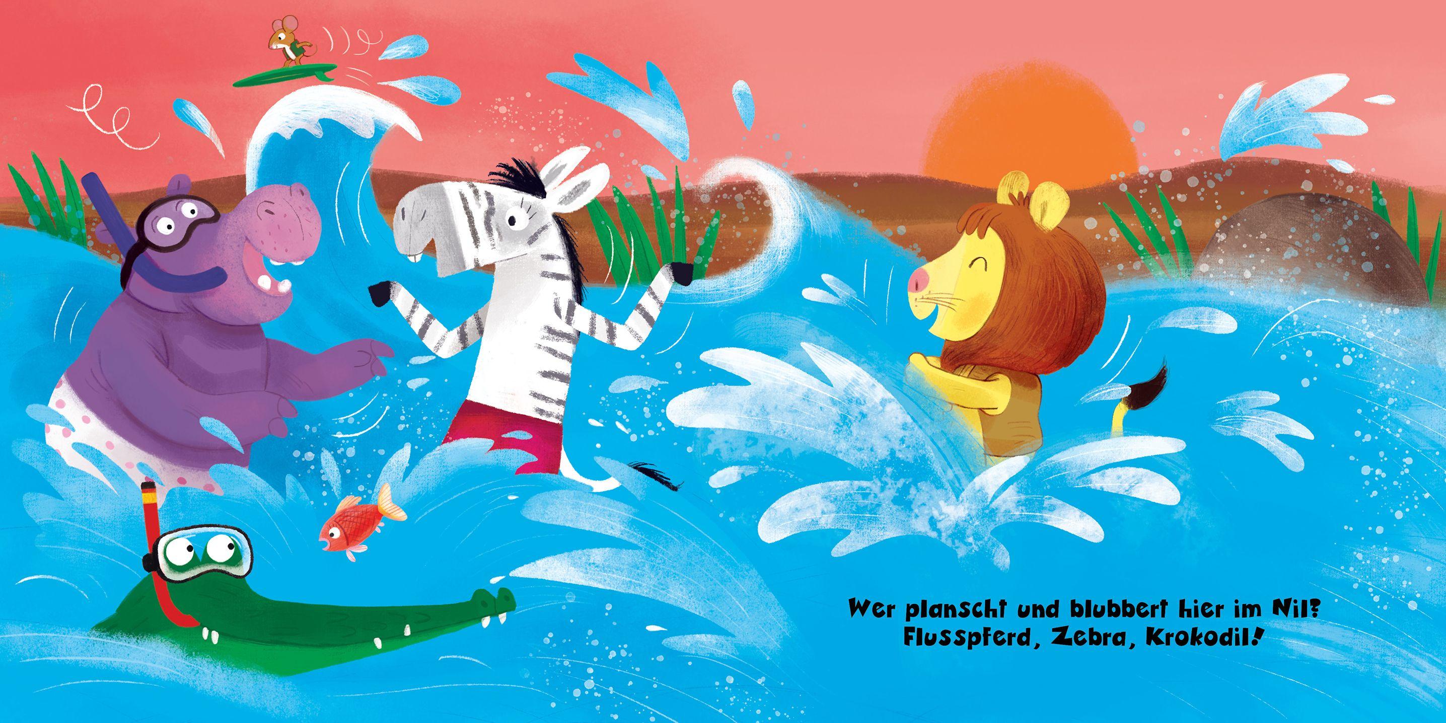 Beispielinhalt (Bild) Löwe Kari auf Safari