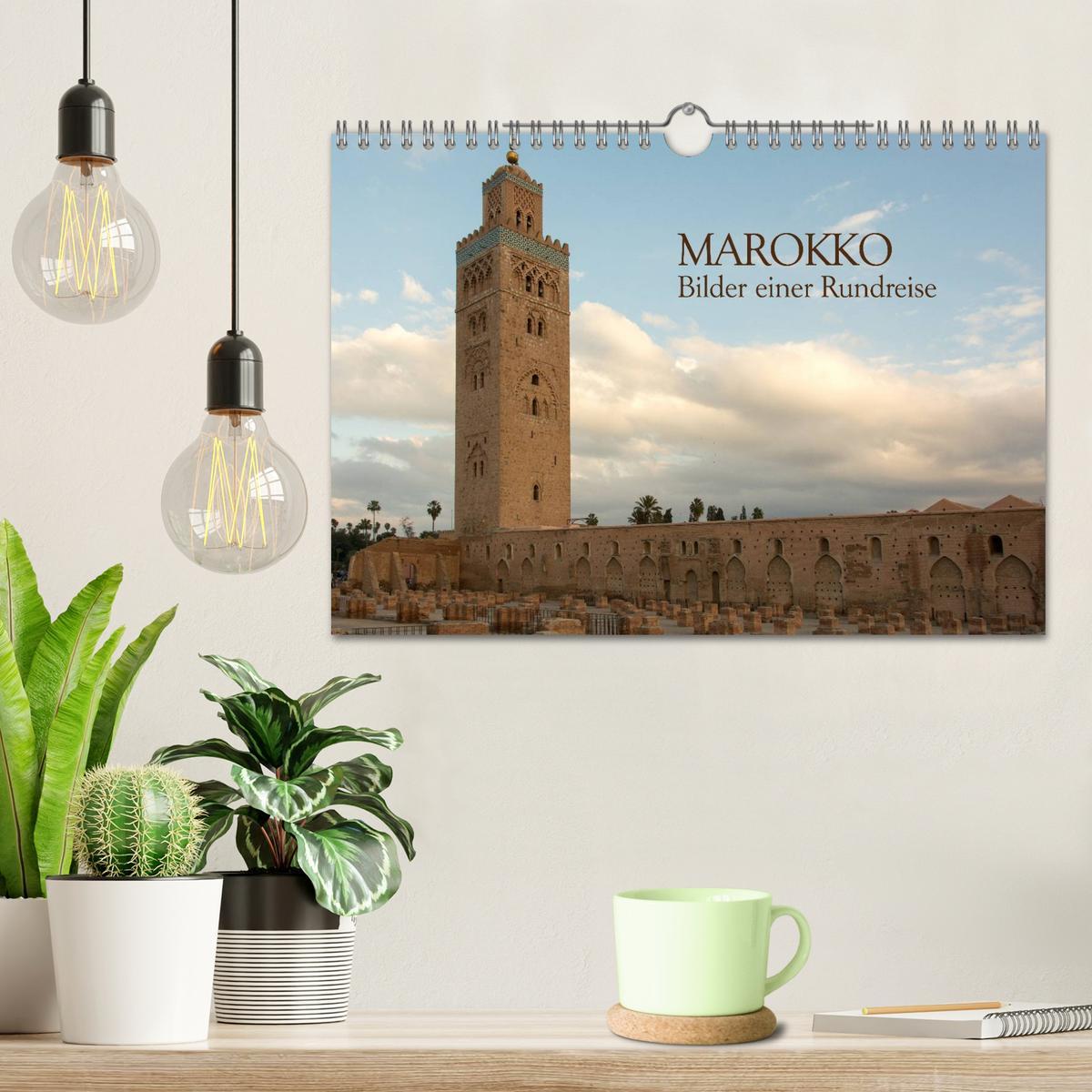 Beispielinhalt (Bild) Marokko - Bilder einer Rundreise (Wandkalender 2026 DIN A4 quer), CALVENDO Monatskalender