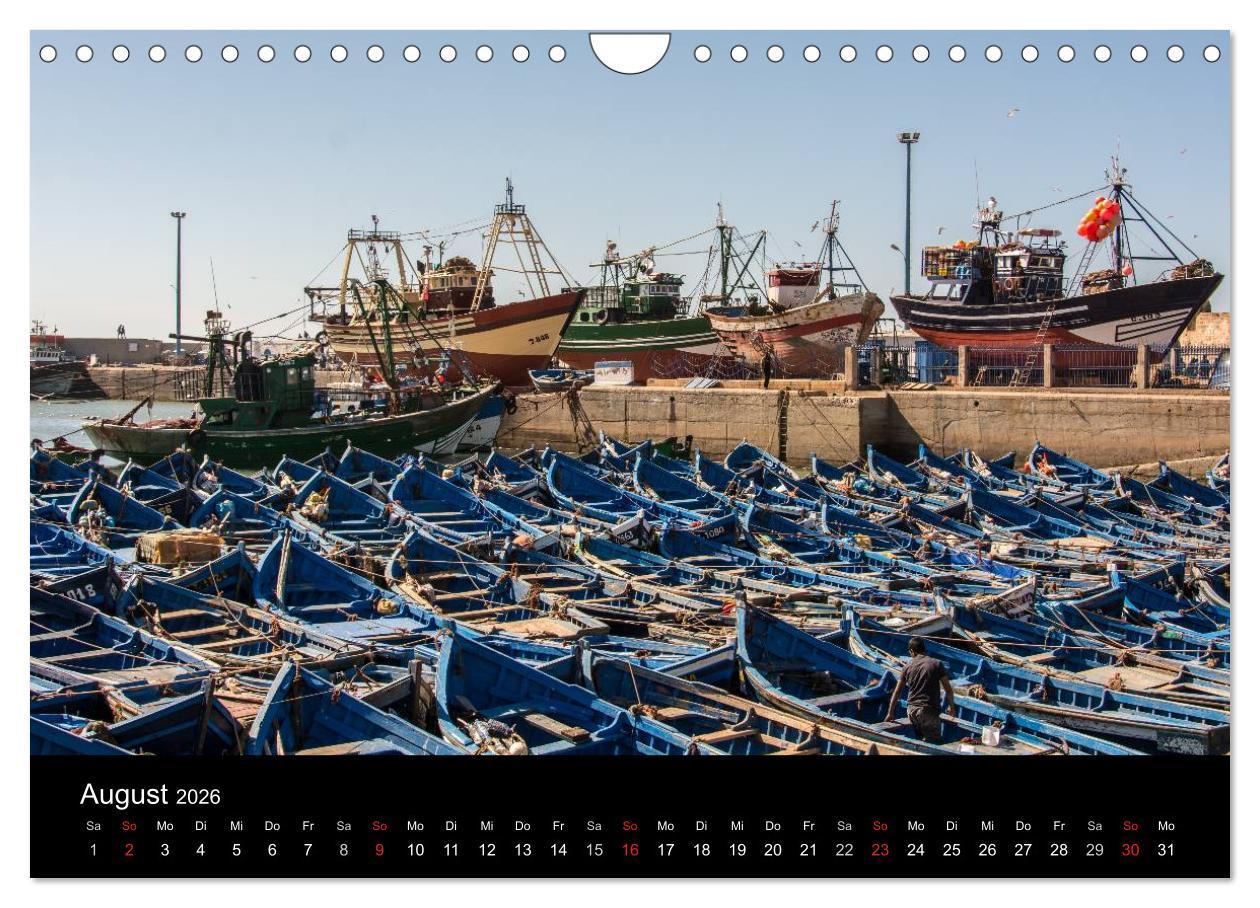 Beispielinhalt (Bild) Marokko - Bilder einer Rundreise (Wandkalender 2026 DIN A4 quer), CALVENDO Monatskalender