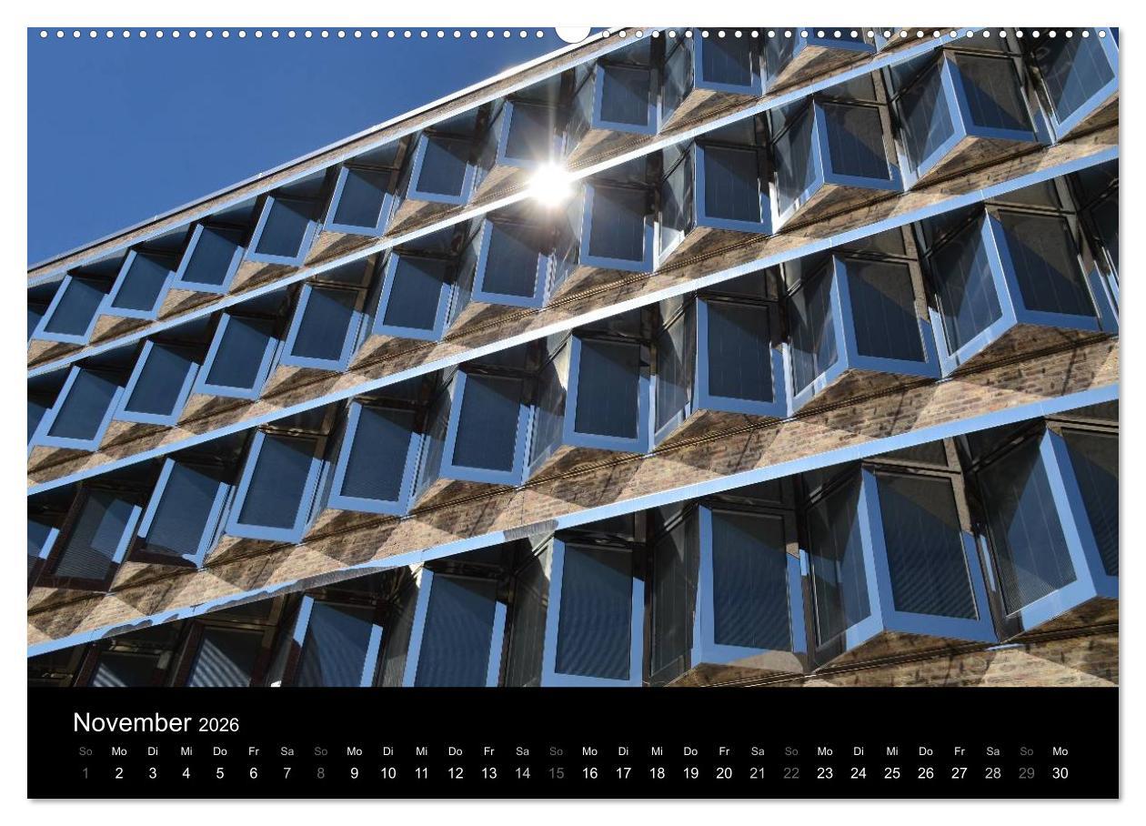 Beispielinhalt (Bild) Ulm - Zwischen Tradition und Moderne (hochwertiger Premium Wandkalender 2026 DIN A2 quer), Kunstdruck in Hochglanz