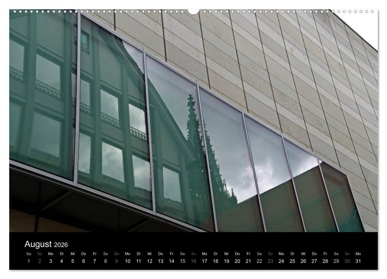 Beispielinhalt (Bild) Ulm - Zwischen Tradition und Moderne (hochwertiger Premium Wandkalender 2026 DIN A2 quer), Kunstdruck in Hochglanz