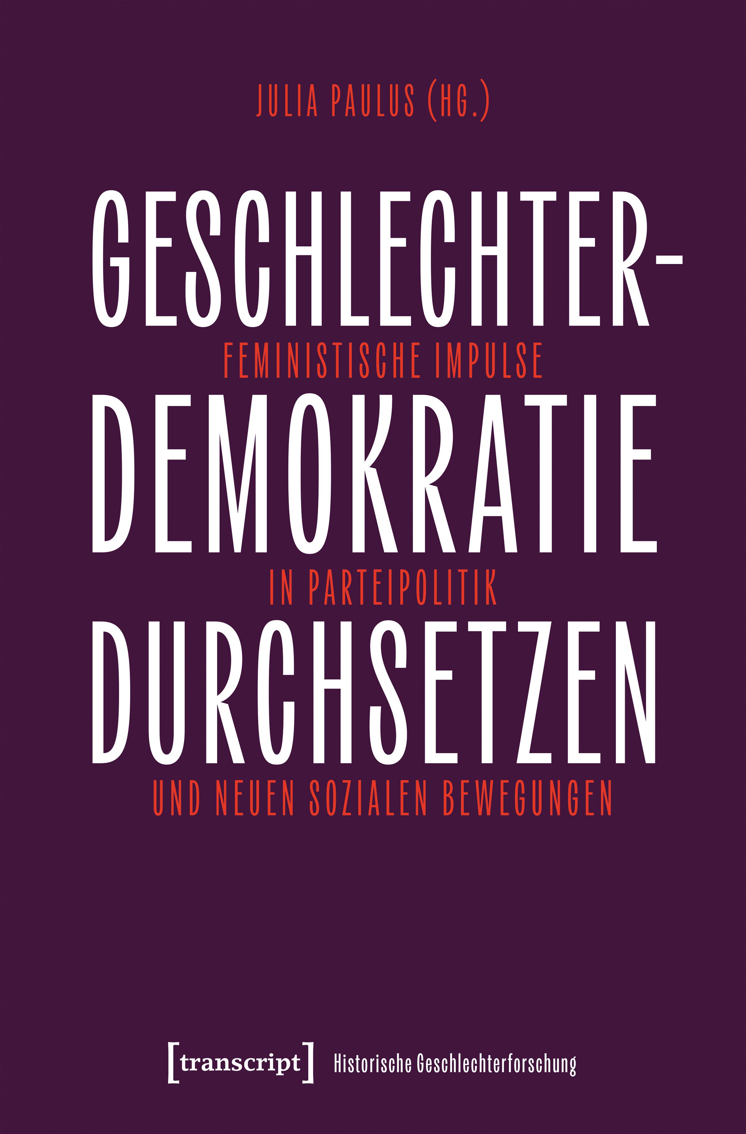 Vorderes Coverbild Geschlechterdemokratie durchsetzen