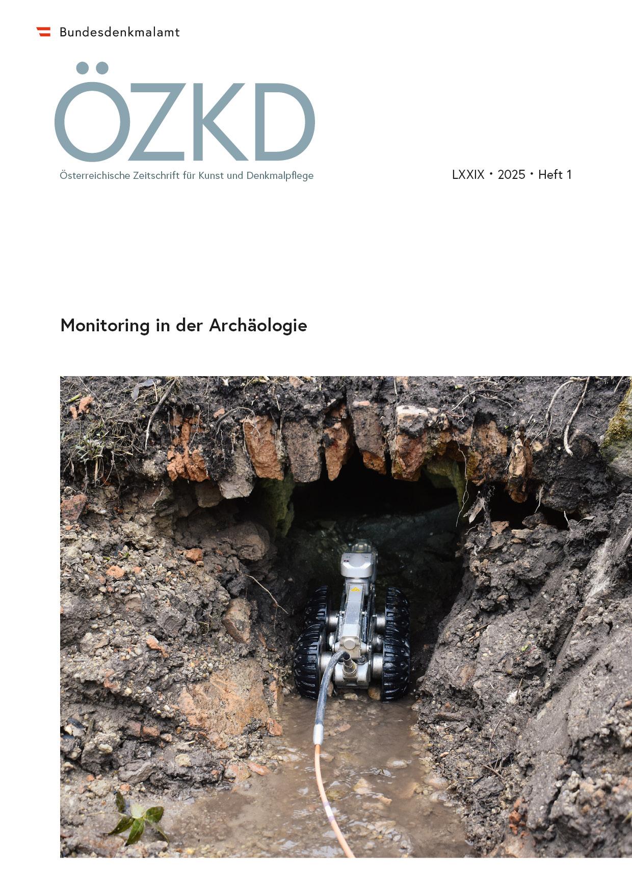 Vorderes Coverbild Österreichische Zeitschrift für Kunst und Denkmalpflege LXXIX, Heft 1