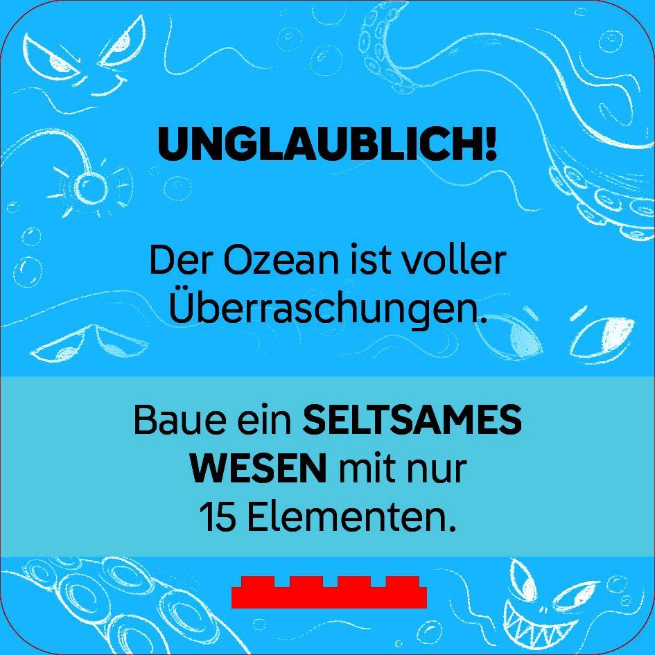 Beispielinhalt (Bild) LEGO® - ReCreate Karten - Meer & Ozean