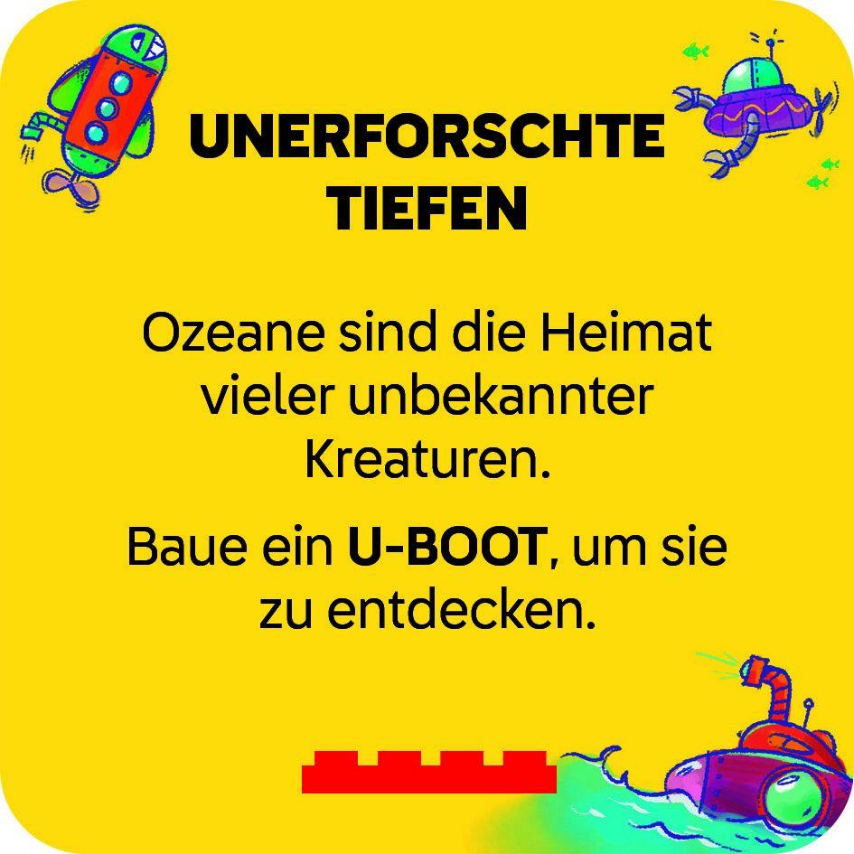 Beispielinhalt (Bild) LEGO® - ReCreate Karten - Meer & Ozean