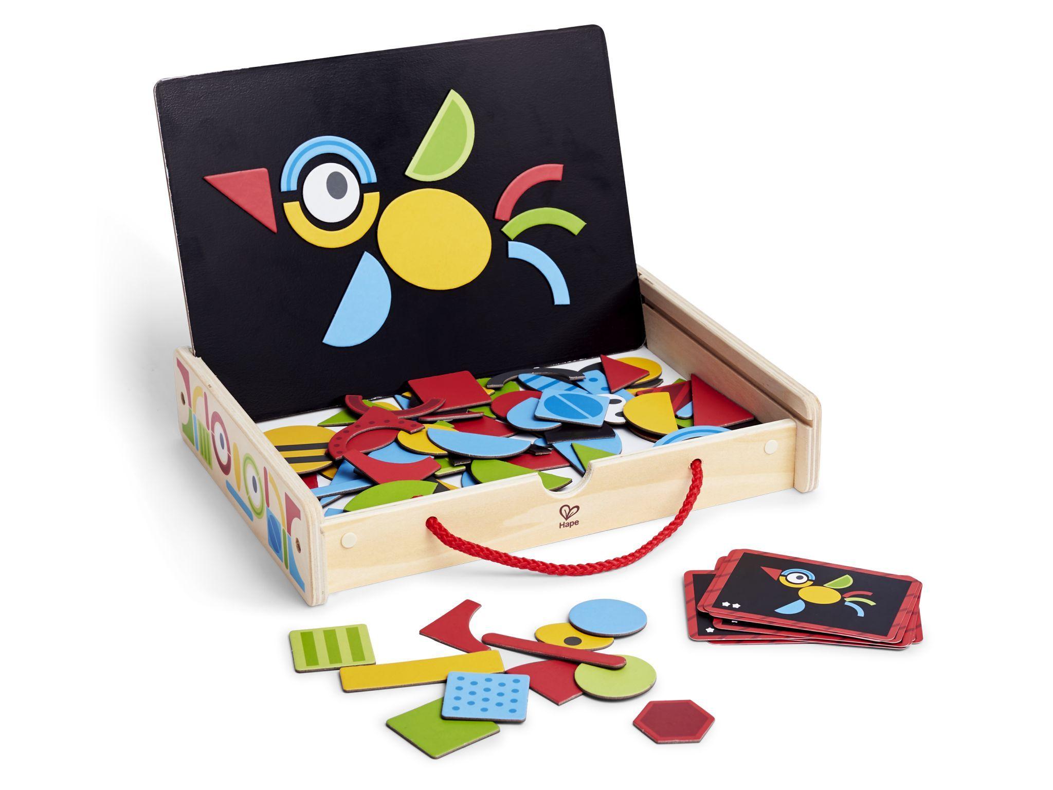Beispielinhalt (Bild) Hape - Magnetische Kunstbox