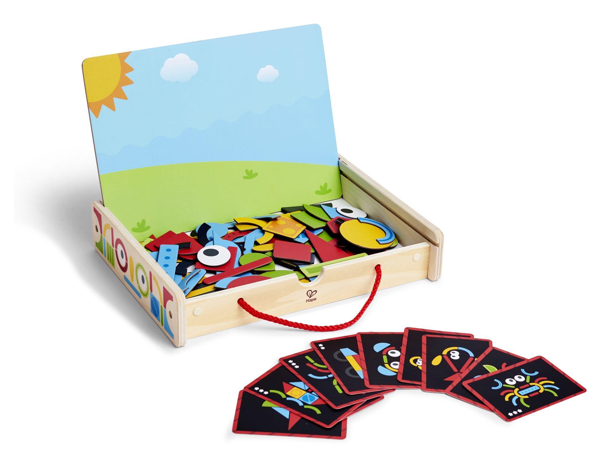 Beispielinhalt (Bild) Hape - Magnetische Kunstbox