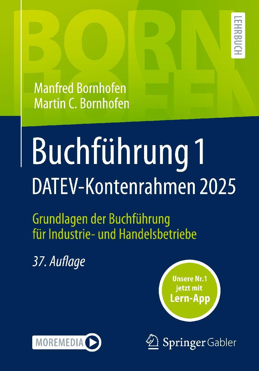 Vorderes Coverbild Buchführung 1 DATEV-Kontenrahmen 2025