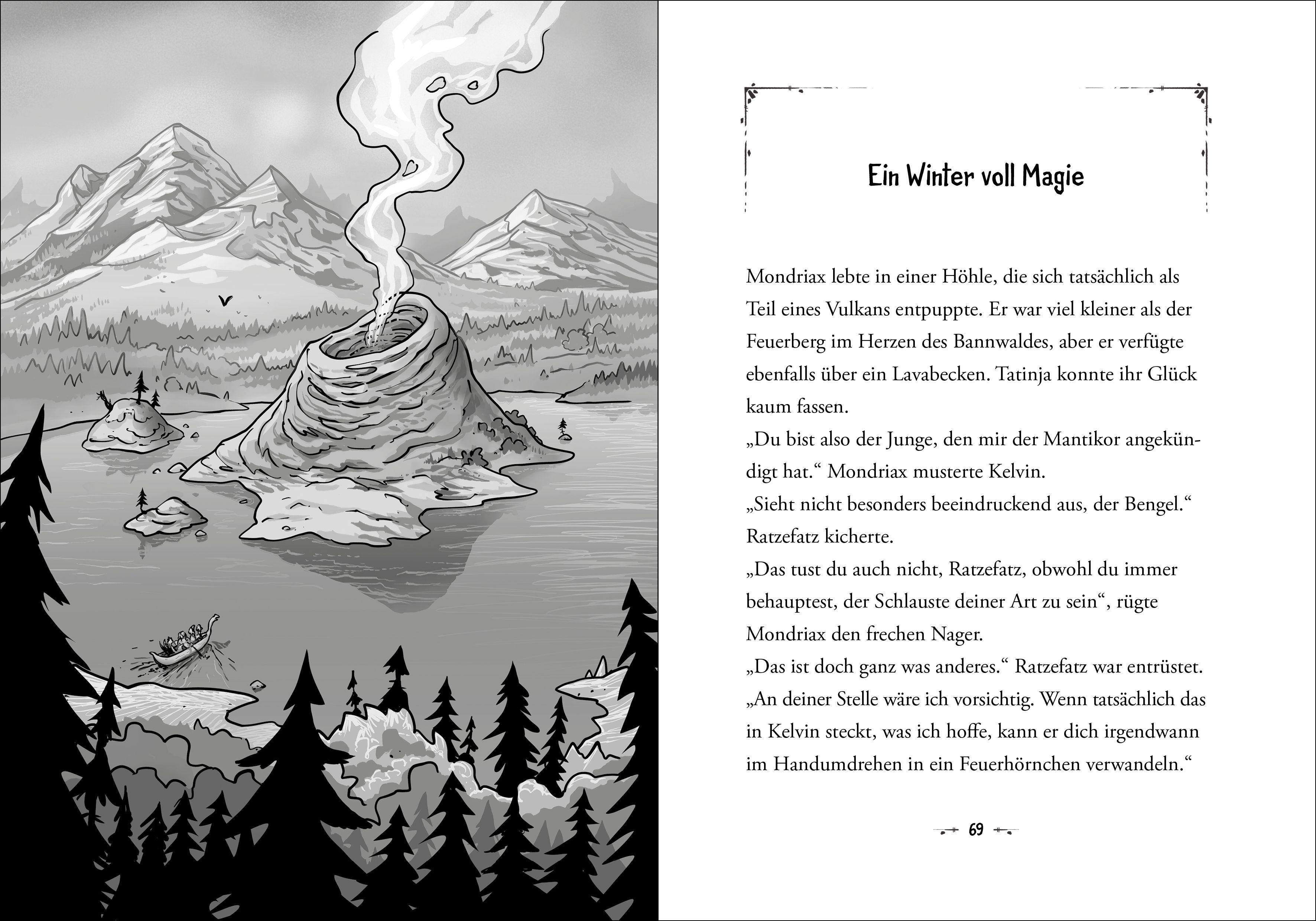 Beispielinhalt (Bild) Das Feuer der Magie