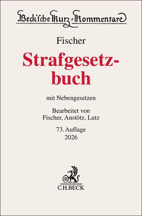 Vorderes Coverbild Strafgesetzbuch. StGB