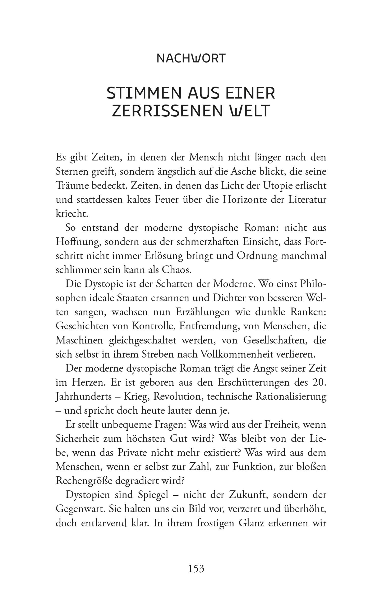 Beispielinhalt (Bild) Wir. Ein dystopischer Roman. Jevgenij Samjatin