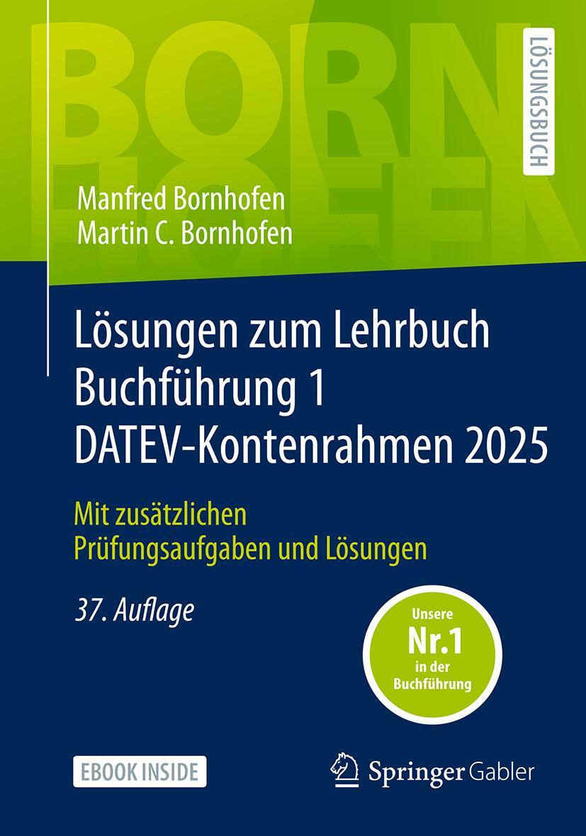Vorderes Coverbild Lösungen zum Lehrbuch Buchführung 1 DATEV-Kontenrahmen 2025