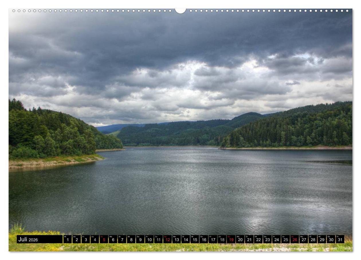 Beispielinhalt (Bild) Verzauberter Harz (hochwertiger Premium Wandkalender 2026 DIN A2 quer), Kunstdruck in Hochglanz