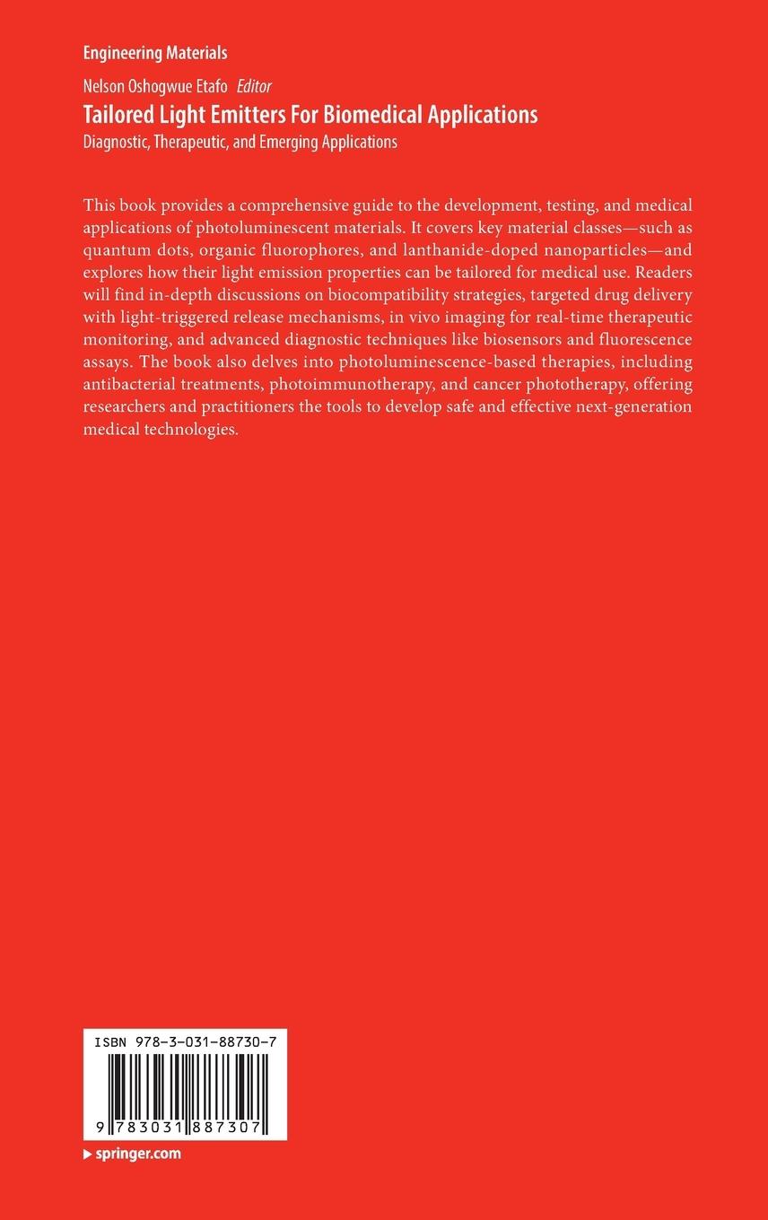 Rückseitencover Tailored Light Emitters For Biomedical Applications