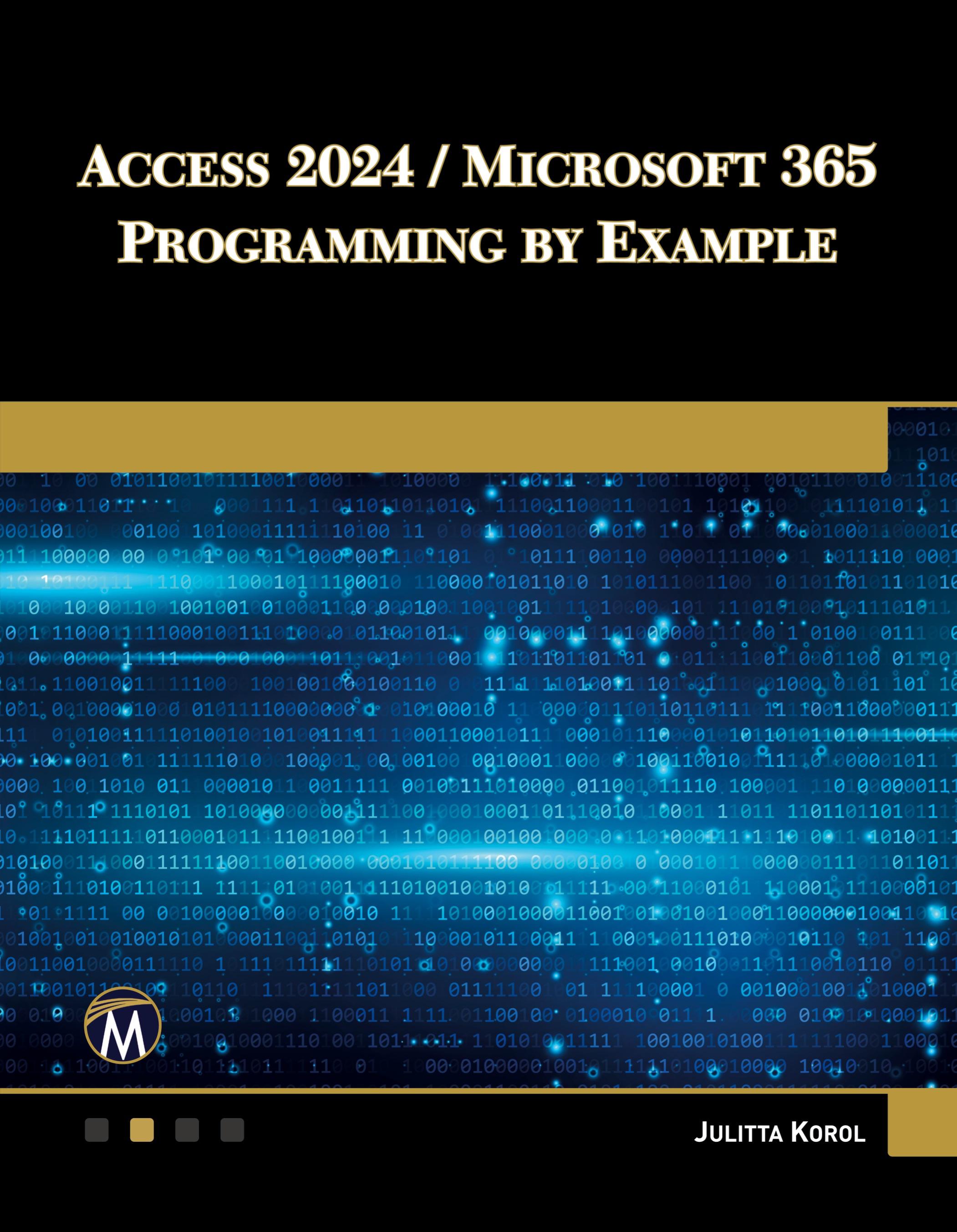 Vorderes Coverbild Access 2024 / Microsoft 365 Programming By Example