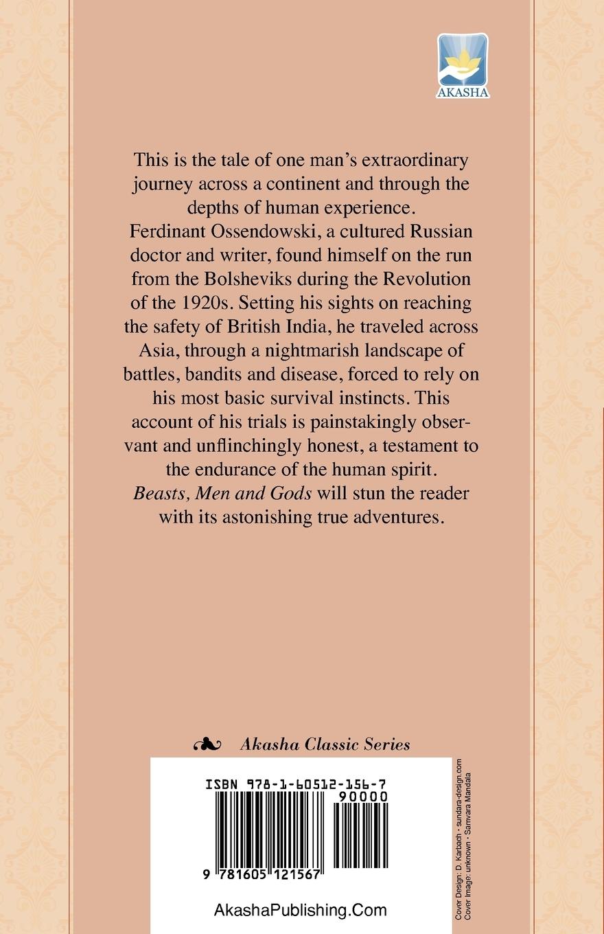 Rückseitencover Beasts, Men and Gods