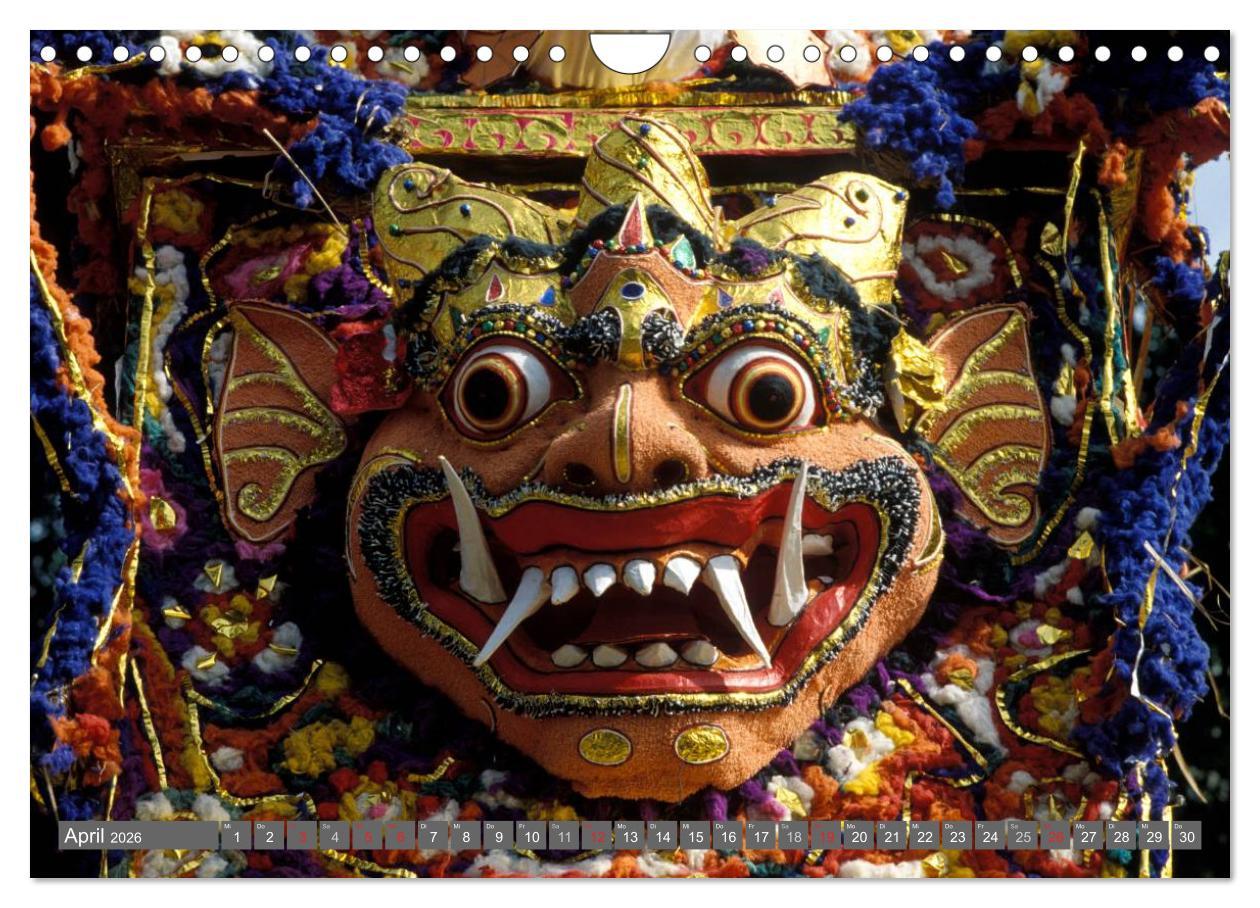 Beispielinhalt (Bild) Peter Fischer - Bali 2026 (Wandkalender 2026 DIN A4 quer), CALVENDO Monatskalender