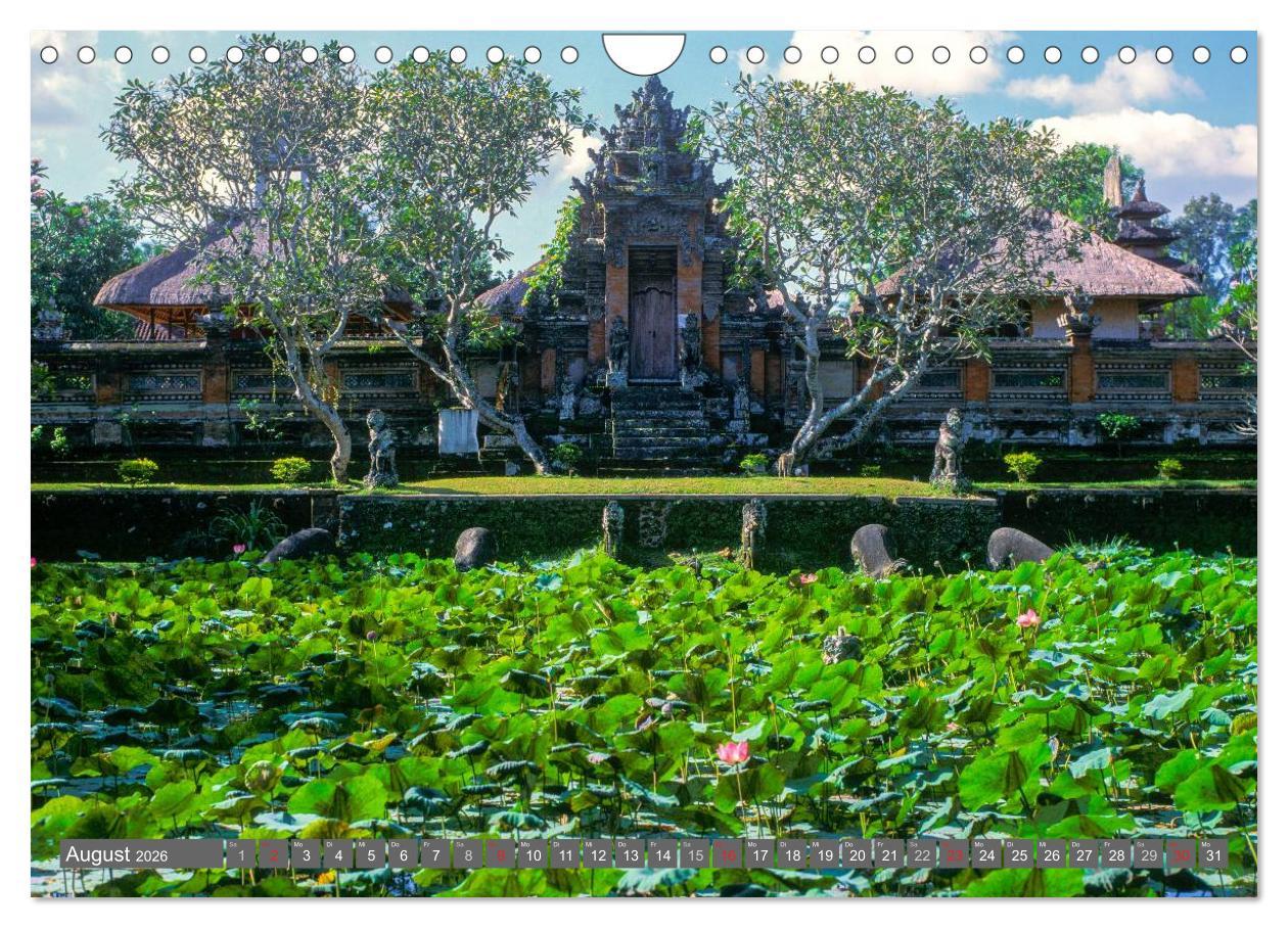 Beispielinhalt (Bild) Peter Fischer - Bali 2026 (Wandkalender 2026 DIN A4 quer), CALVENDO Monatskalender