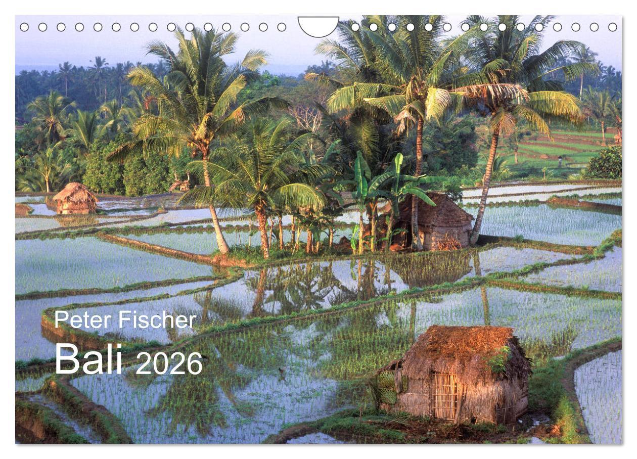 Vorderes Coverbild Peter Fischer - Bali 2026 (Wandkalender 2026 DIN A4 quer), CALVENDO Monatskalender