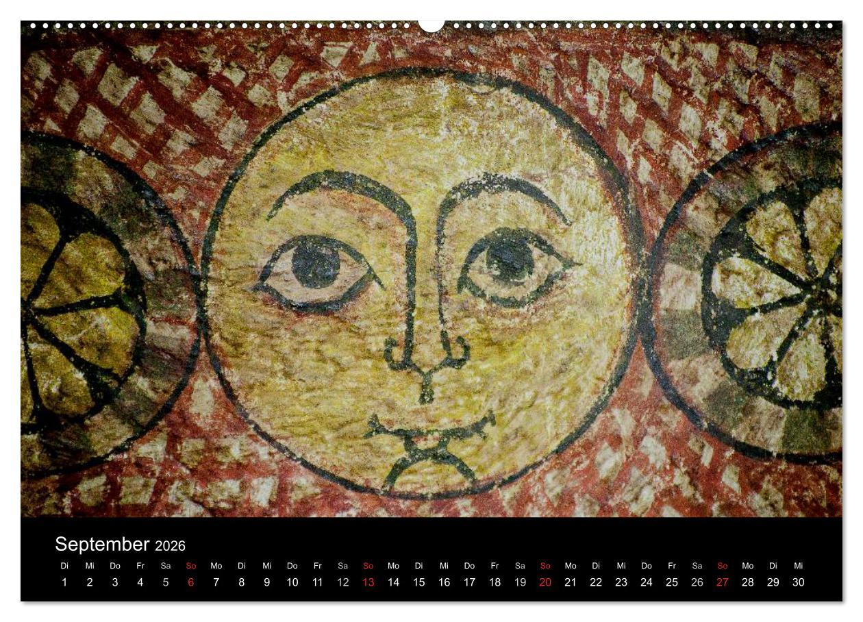Beispielinhalt (Bild) Äthiopien - kulturelle Höhepunkte im orthdoxen Norden (Wandkalender 2026 DIN A2 quer), CALVENDO Monatskalender
