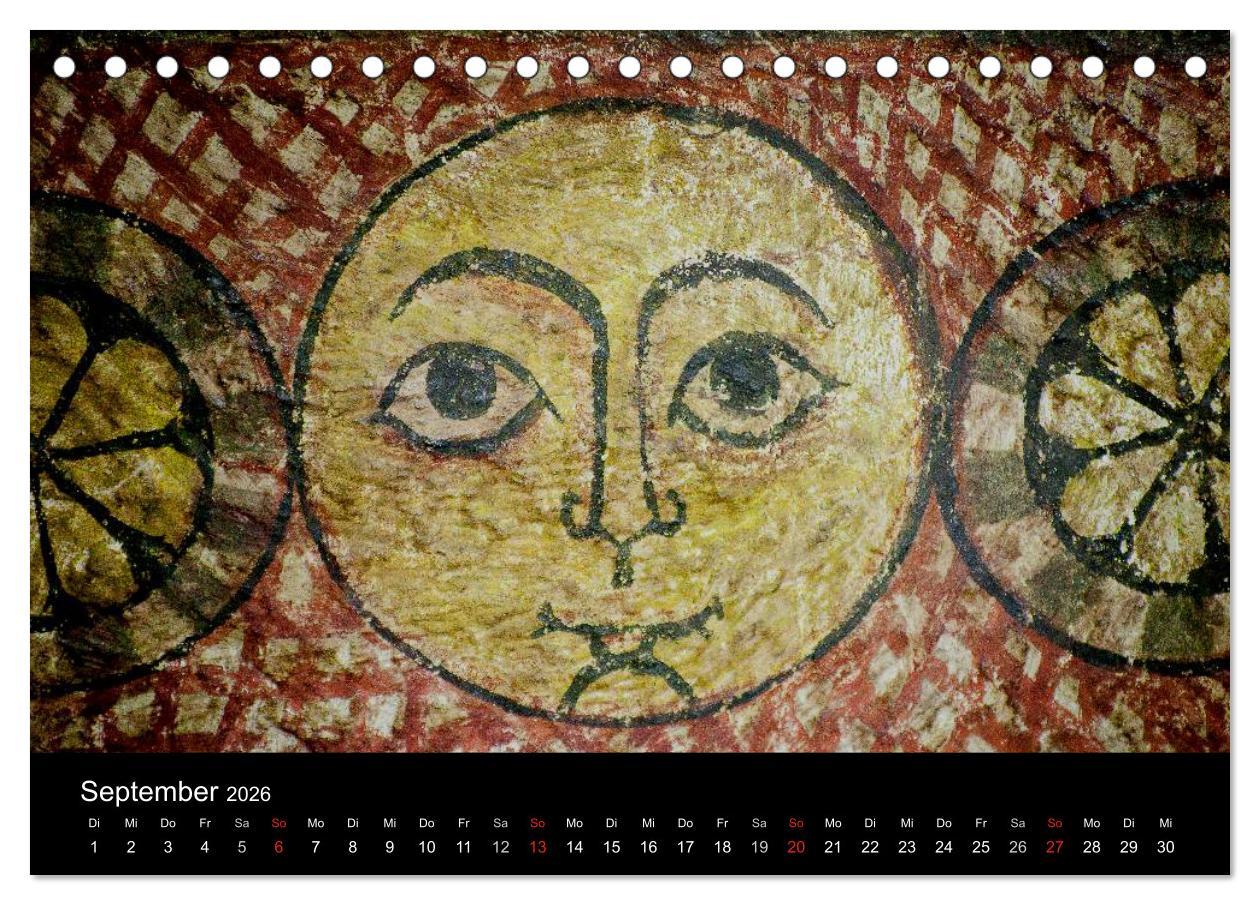 Beispielinhalt (Bild) Äthiopien - kulturelle Höhepunkte im orthdoxen Norden (Tischkalender 2026 DIN A5 quer), CALVENDO Monatskalender