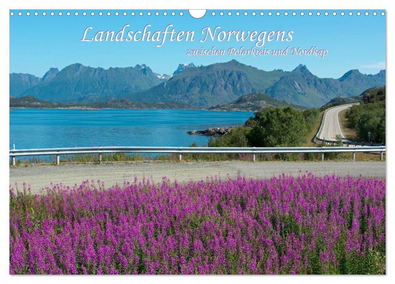 Vorderes Coverbild Landschaften Norwegens zwischen Polarkreis und Nordkap (Wandkalender 2026 DIN A3 quer), CALVENDO Monatskalender