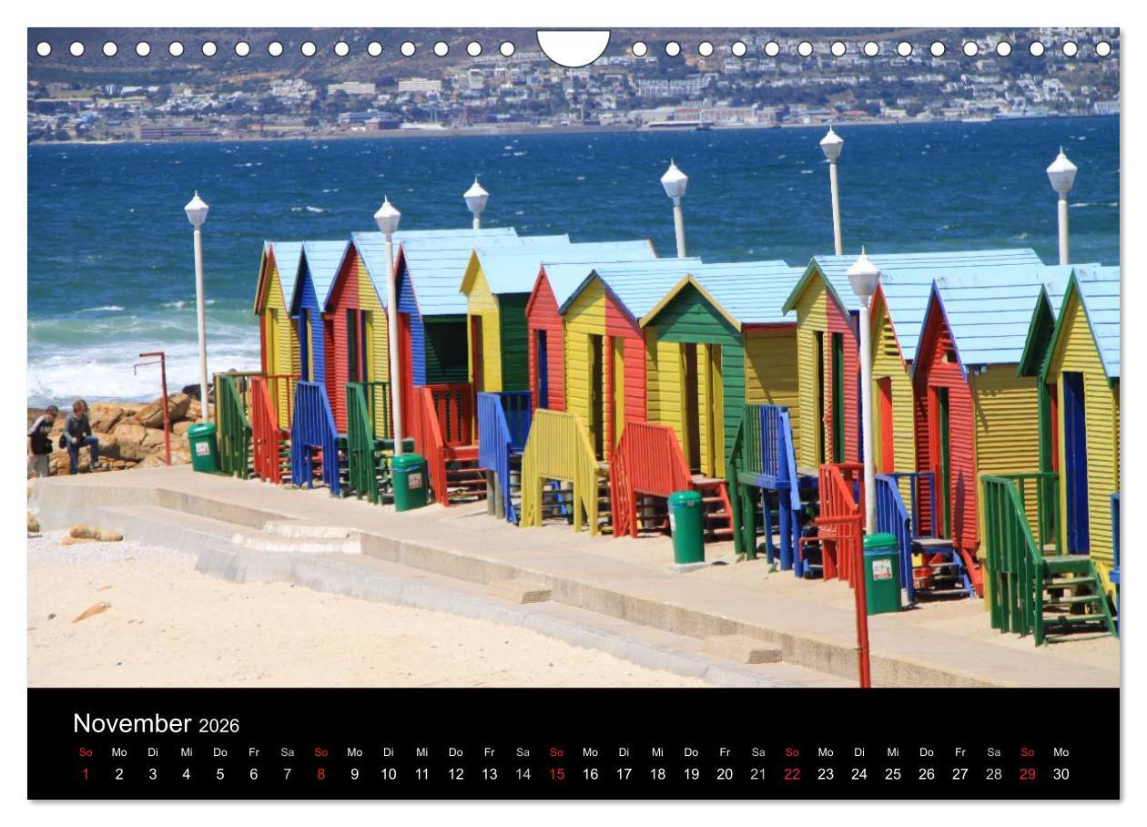 Beispielinhalt (Bild) Kapstadt - Die schonste Stadt Südafrikas (Wandkalender 2026 DIN A4 quer), CALVENDO Monatskalender