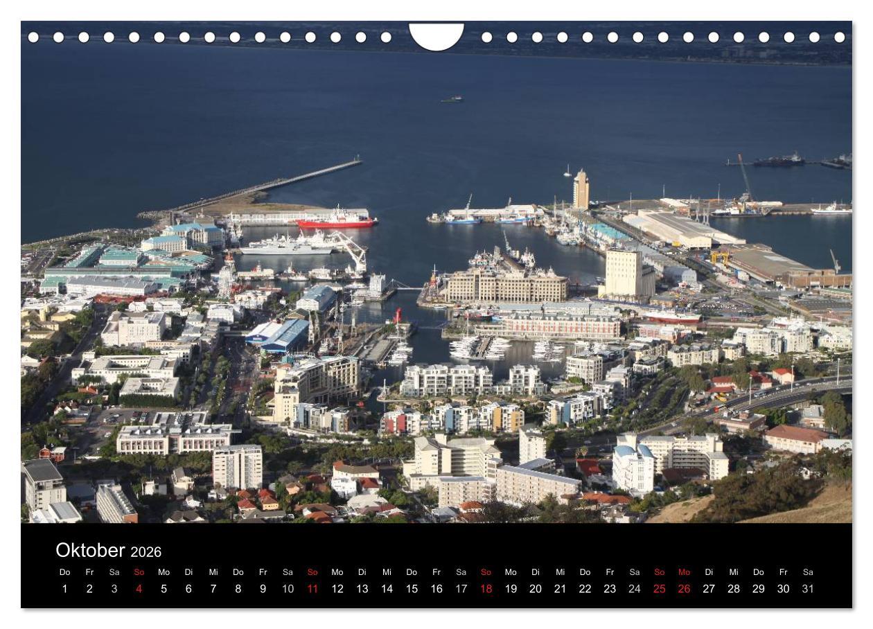Beispielinhalt (Bild) Kapstadt - Die schonste Stadt Südafrikas (Wandkalender 2026 DIN A4 quer), CALVENDO Monatskalender