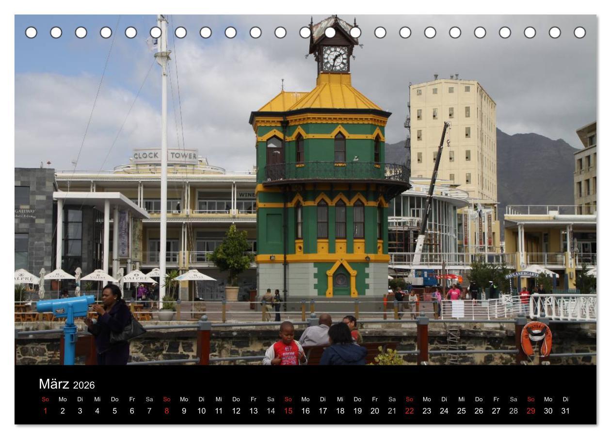 Beispielinhalt (Bild) Kapstadt - Die schonste Stadt Südafrikas (Tischkalender 2026 DIN A5 quer), CALVENDO Monatskalender