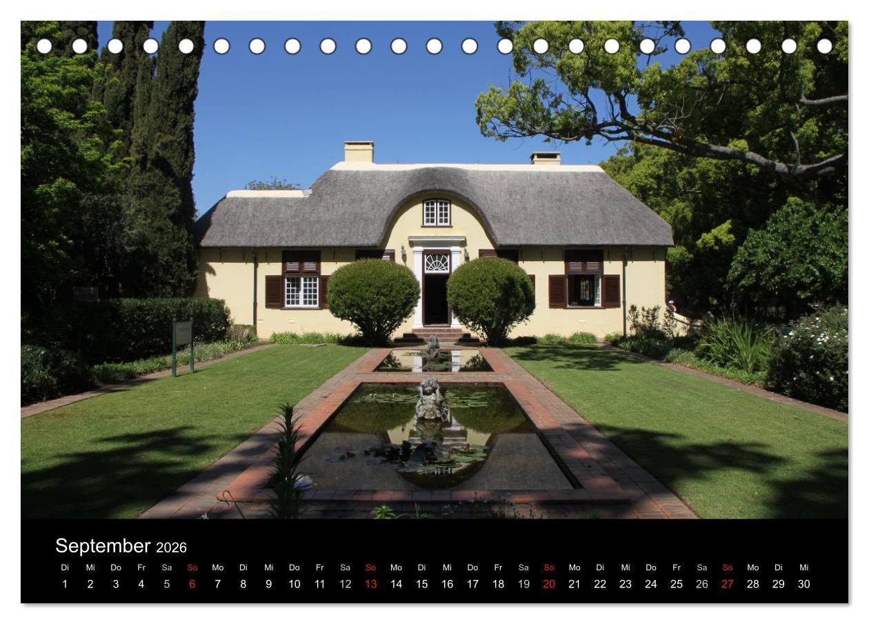 Beispielinhalt (Bild) Kapstadt - Die schonste Stadt Südafrikas (Tischkalender 2026 DIN A5 quer), CALVENDO Monatskalender