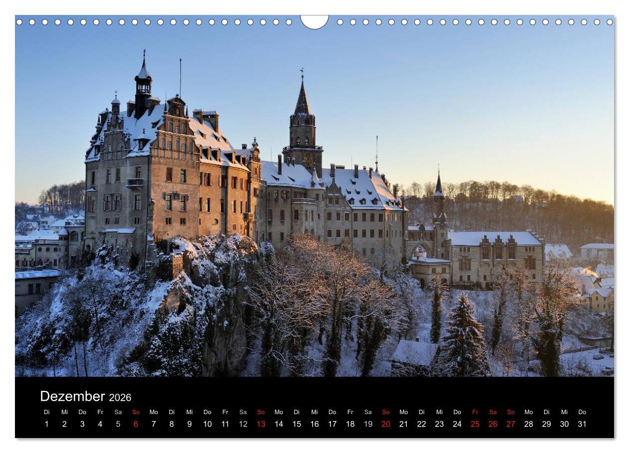 Beispielinhalt (Bild) Das Donautal - Wanderparadies auf der Schwäbischen Alb (Wandkalender 2026 DIN A3 quer), CALVENDO Monatskalender