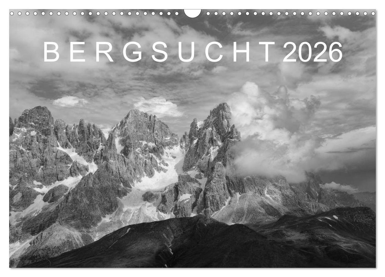 Vorderes Coverbild Bergsucht 2026 (Wandkalender 2026 DIN A3 quer), CALVENDO Monatskalender