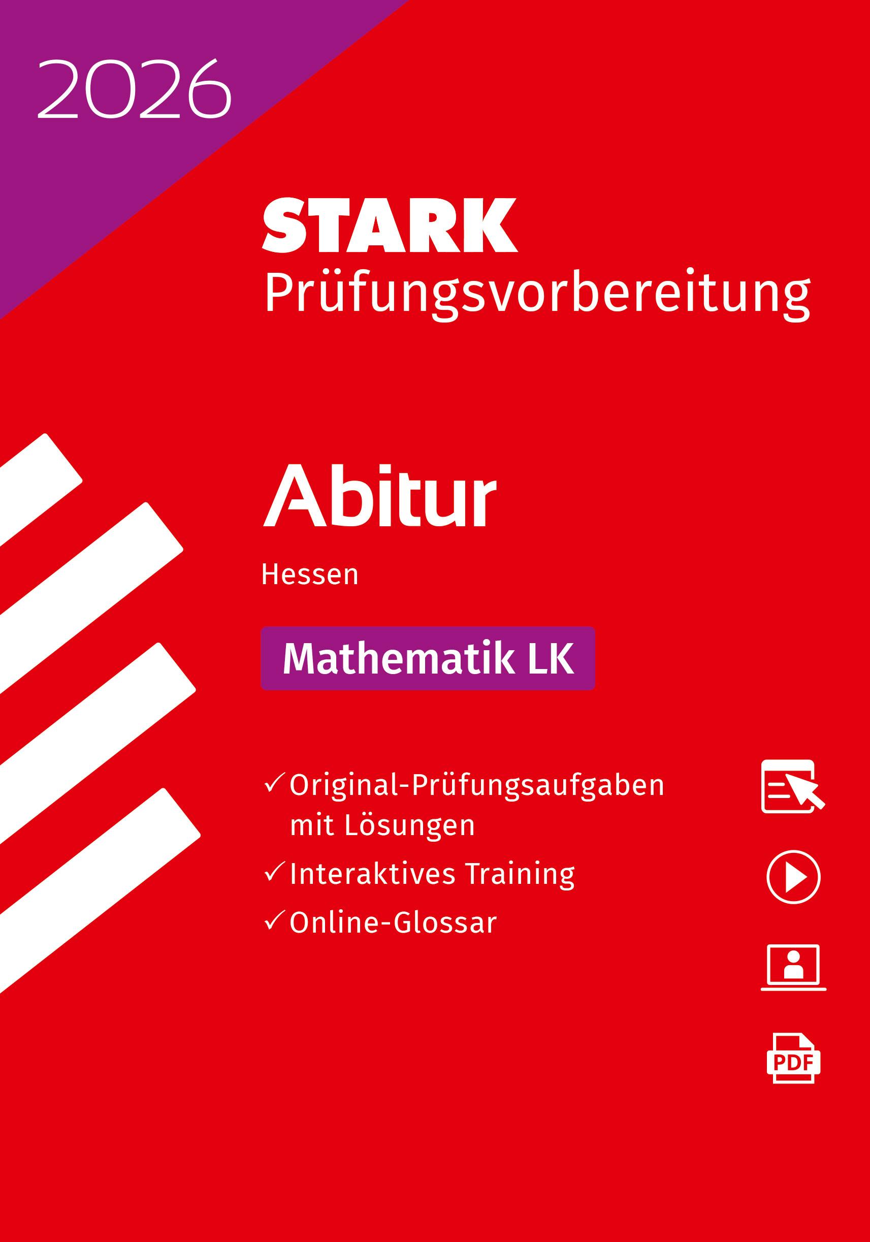 Vorderes Coverbild STARK Mathematik LK - Abitur 2026 Hessen - Prüfungsvorbereitung