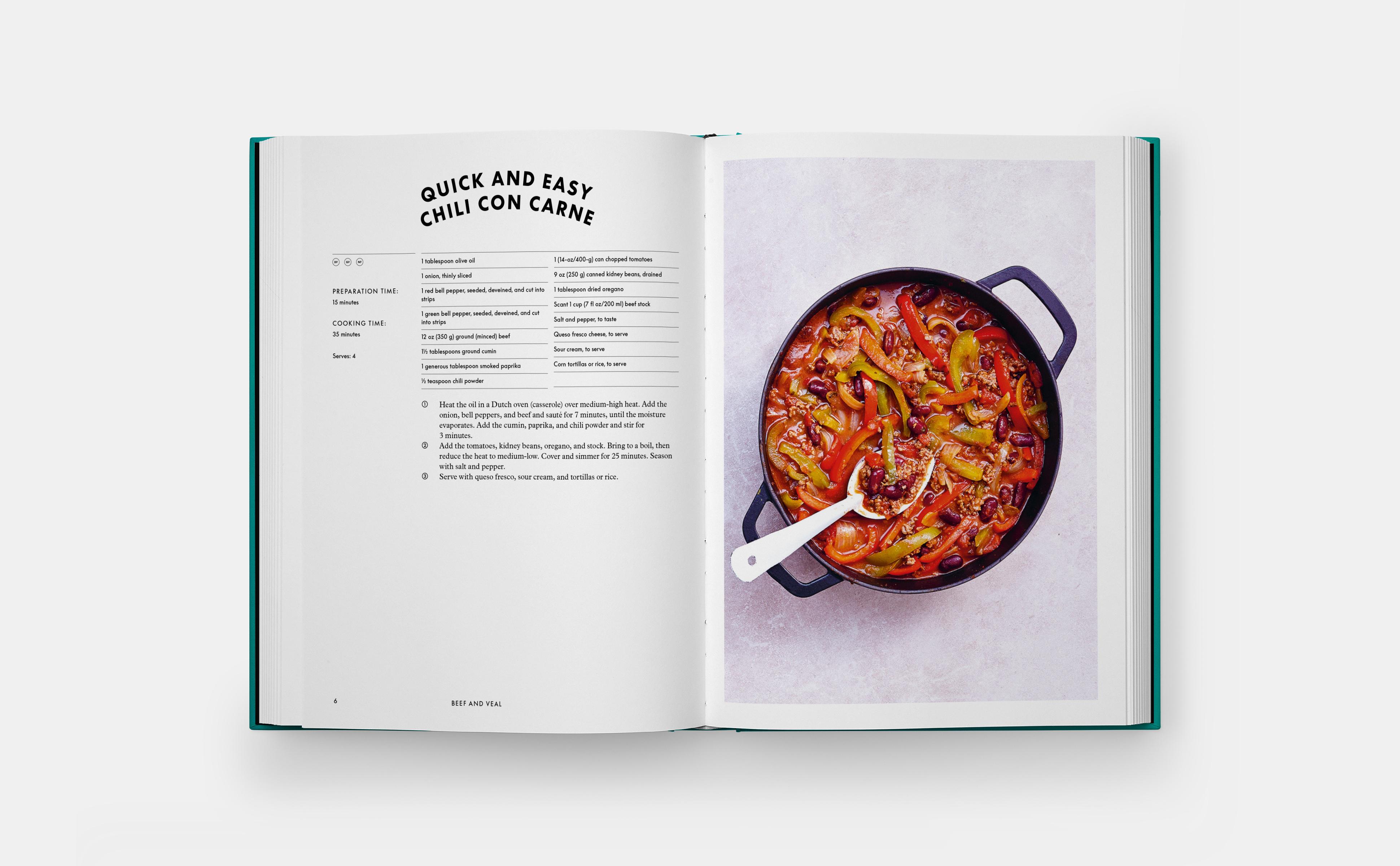 Beispielinhalt (Bild) One Pot: 100 Simple Recipes to Cook Together (2025)