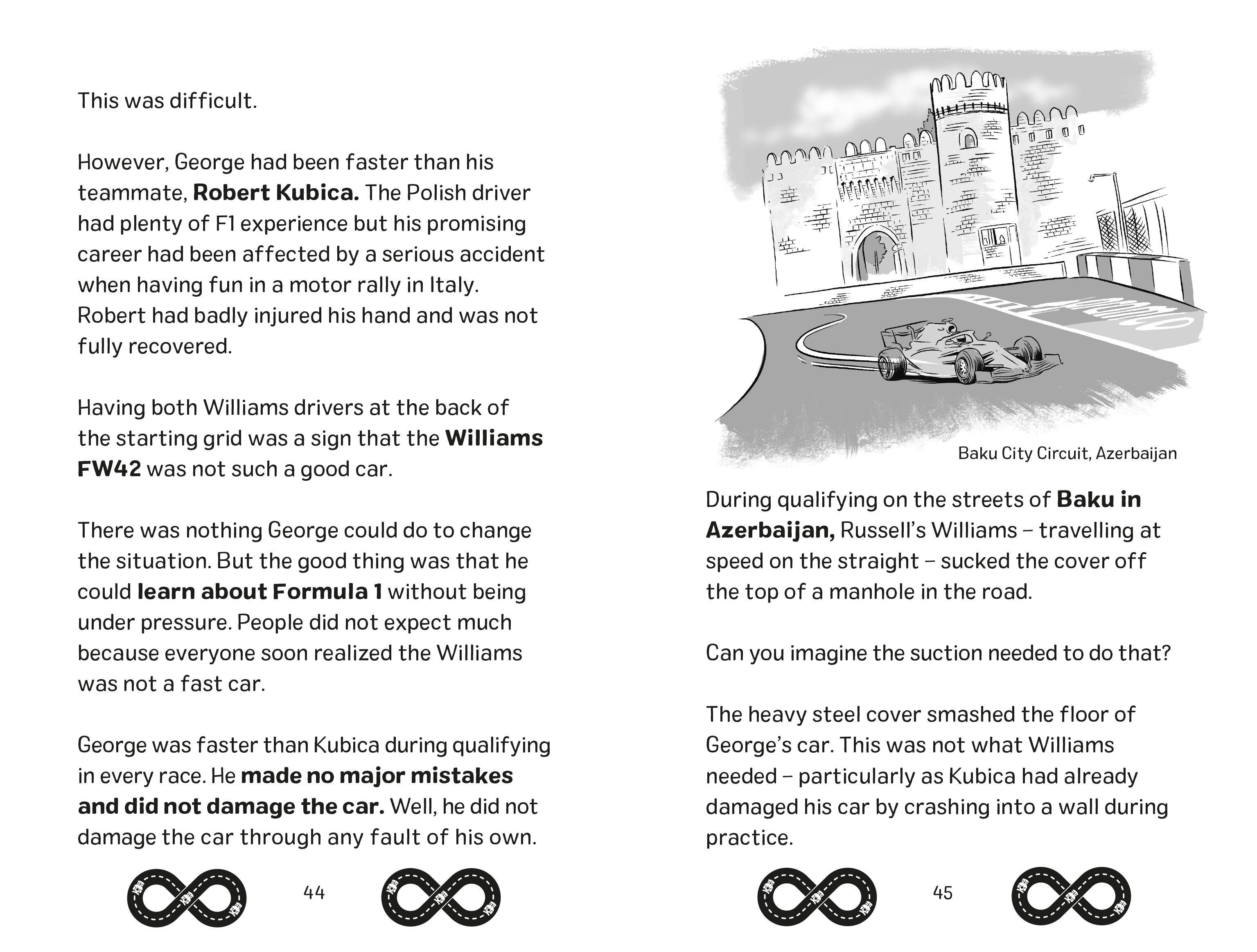 Beispielinhalt (Bild) Racing Legends: George Russell