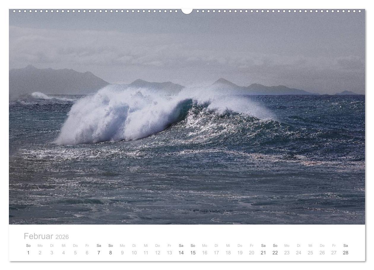 Beispielinhalt (Bild) Sehnsucht nach Fuerteventura (hochwertiger Premium Wandkalender 2026 DIN A2 quer), Kunstdruck in Hochglanz