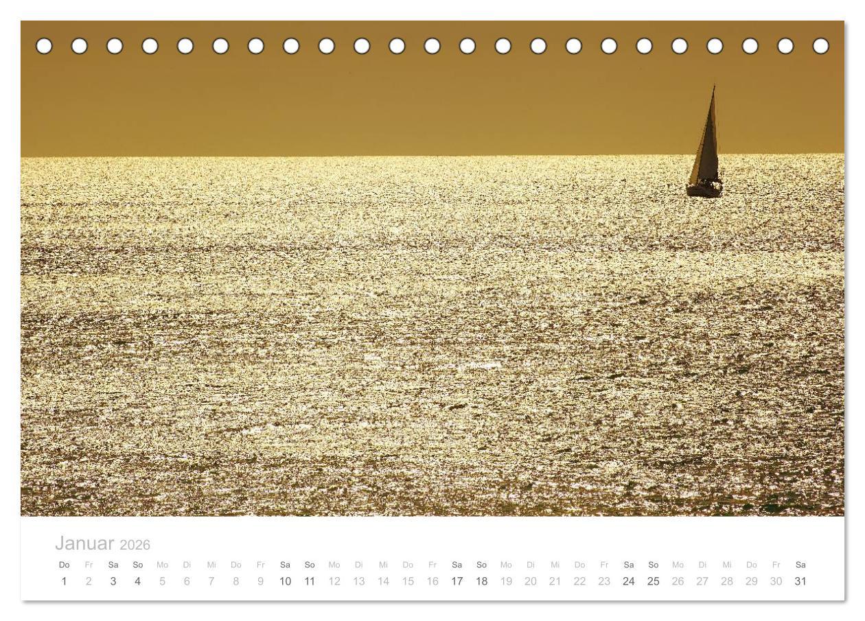 Beispielinhalt (Bild) Sehnsucht nach Fuerteventura (Tischkalender 2026 DIN A5 quer), CALVENDO Monatskalender