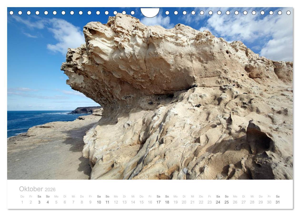 Beispielinhalt (Bild) Sehnsucht nach Fuerteventura (Wandkalender 2026 DIN A4 quer), CALVENDO Monatskalender