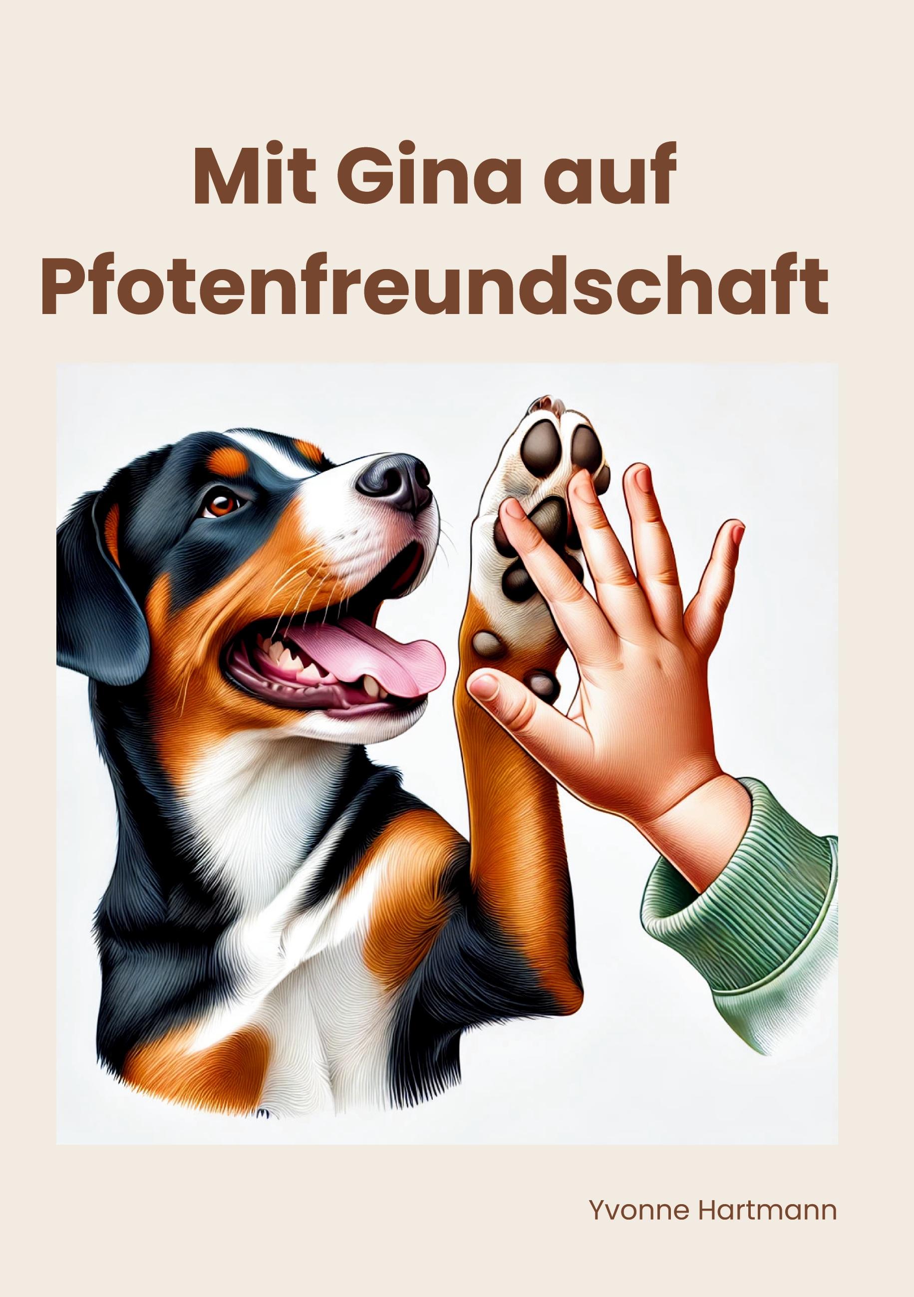 Vorderes Coverbild Mit Gina auf Pfotenfreundschaft