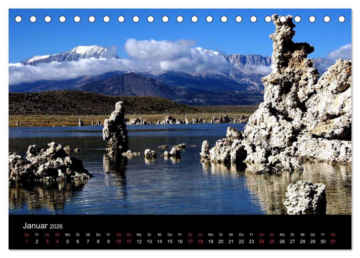 Beispielinhalt (Bild) USA-Südwesten von seiner schönsten Seite 2026 (Tischkalender 2026 DIN A5 quer), CALVENDO Monatskalender