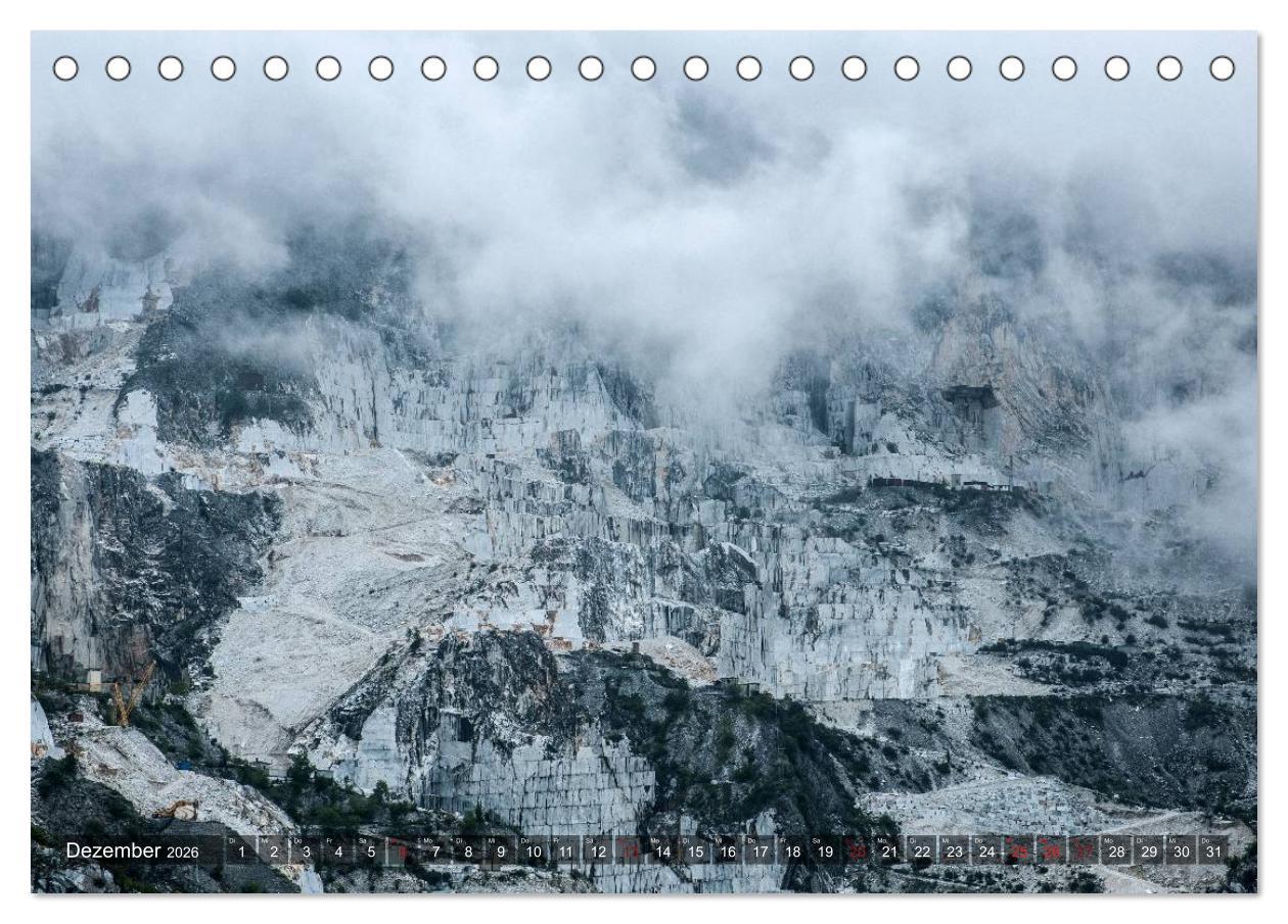 Beispielinhalt (Bild) TOSKANA Im Land der Zypressen (Tischkalender 2026 DIN A5 quer), CALVENDO Monatskalender