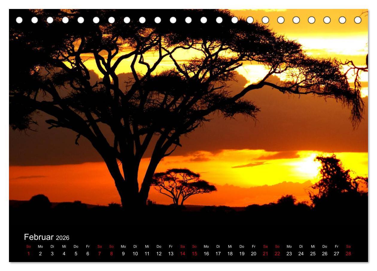 Beispielinhalt (Bild) Natur von ihrer schönsten Seite 2026 (Tischkalender 2026 DIN A5 quer), CALVENDO Monatskalender