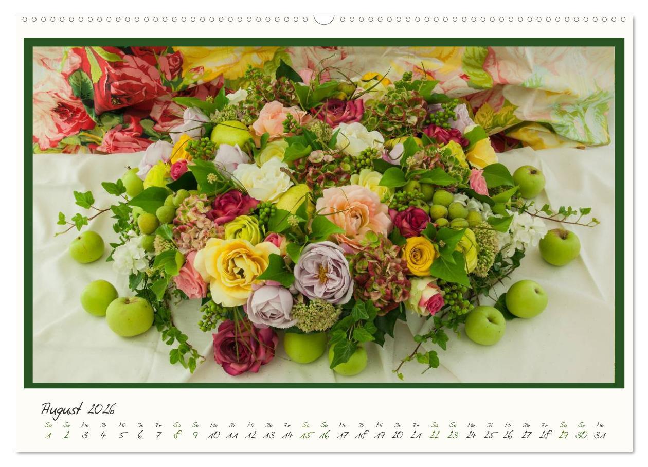 Beispielinhalt (Bild) Raum für Blumen (hochwertiger Premium Wandkalender 2026 DIN A2 quer), Kunstdruck in Hochglanz