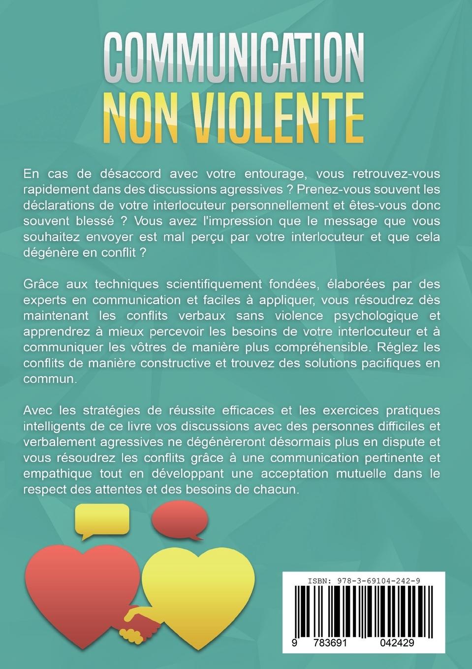 Rückseitencover COMMUNICATION NON VIOLENTE